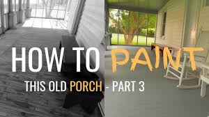 how to paint a porch or deck this old