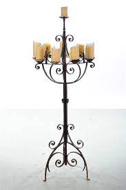wrought iron 8 candle holder