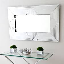 Ad15 Retro Bevelled Art Deco Wall Mirror