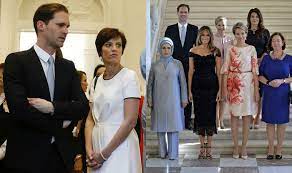 The claim, however, is false: Husband Of Openly Gay Luxembourg Prime Minister Poses With Spouses Of World Leaders Boosts Presence Of Lgbtq Community India Com