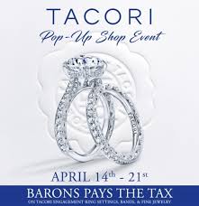 tacori pop up event at barons jewelers