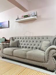 sofa chesterfield terpakai murah
