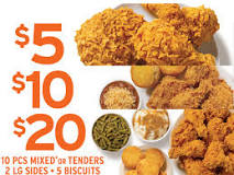What comes in Popeyes $20 box?