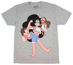 Steven Universe Shirt Mens Stevonnie Steven And Connie Fusion Graphic Character T Shirt