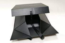 black collapsible gift bo folding