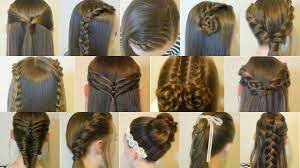Sock bun updo hairstyle for long hair tutorial. 14 Easy Hairstyles For School Compilation 2 Weeks Of Heatless Hair Tutorials Youtube