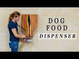 how to make a dog food dispenser you