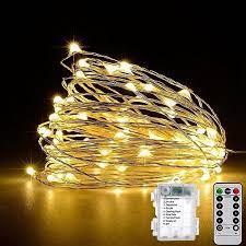 led string lights remote control copper