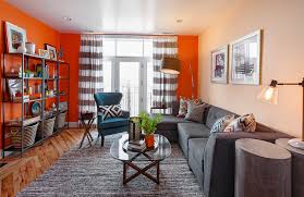 contemporary condo living room in