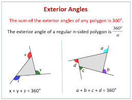 exterior angles of polygons exles