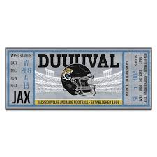 fanmats nfl jacksonville jaguars 30