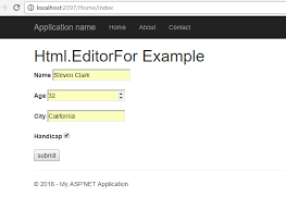 html editorfor tutorial with exmaple