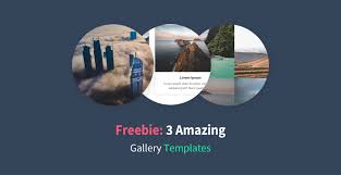 Freebie 3 Amazing Bootstrap 4 Gallery Templates Tutorialzine