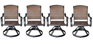 Patio Outdoor Wicker Swivel Chair
