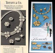 20th century jewelry styles and ads