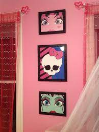 Monster High Art For Daughter S Room