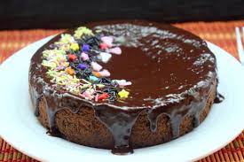 eggless chocolate condensed milk cake
