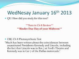 Ppt Wednesday January 11 Th 2012 Powerpoint Presentation