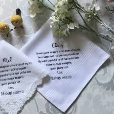 wedding handkerchief gift for pas