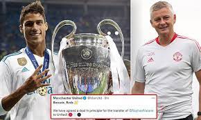 Man Utd Told To Pay Ludicrous 429m For Real Madrid S Raphael Varane As  gambar png