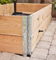 stacking corners for raised bed or