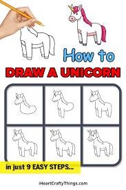 This article is filled with free acrylic drawing and painting tutorials for the unicorn head. Unicorn Drawing How To Draw A Unicorn Step By Step