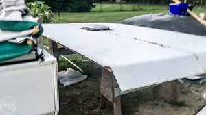 This is what makes it easy to use, cheap and gives this camper the flexibility of a tent. How To Rebuild And Repair A Water Damaged Pop Up Camper Roof Part 1 Refresh Living