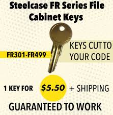 steelcase file cabinet key fr301 fr499