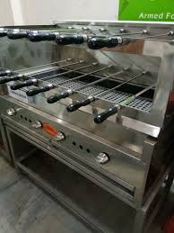 aarul ss commercial charcoal grill for