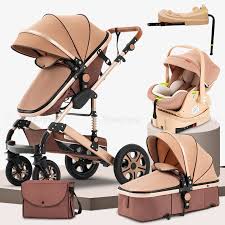 Steanny 5 In 1 Baby Stroller Travel System Multifunction Pram With Car Seat And Base