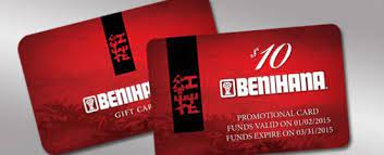 Maybe you would like to learn more about one of these? Benihana Gift Card