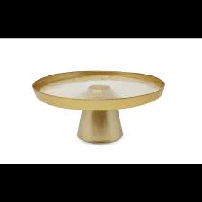 Classic Touch Glass Pedestal Cake Stand