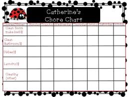 Chore Charts Reward Charts Behavior Charts