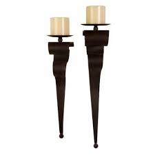 Iron Candle Wall Sconce