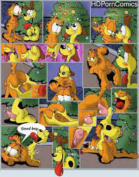Garfields Christmas comic porn 