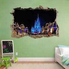 Smashed Wall Decal Graphic Sticker