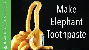 elephant toothpaste chemistry you