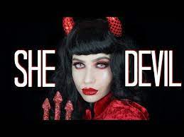 easy she devil halloween makeup 2017