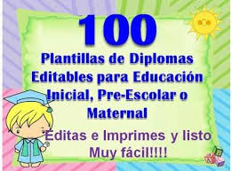 100 Plantillas Para Diplomas Infantiles Preescolares Prestamos