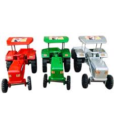 john deere tractor trolley toy set
