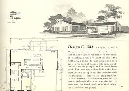 Vintage House Plans 1960s Efficient