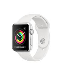 The future of health is on your wrist. Apple Watch Series 3 Gps 42 Mm Aluminiumgehause Silber Mit Sportarmband Weiss Apple De