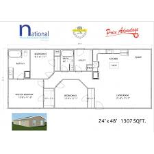 National 24 X 56 Manufactured Home Design