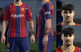 Alex collado reportedly set to take trincao's place in barca's first team. Ultigamerz Pes 2013 Alex Collado Fc Barcelona Face Tattoo