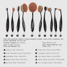 how to clean oval makeup brushes top
