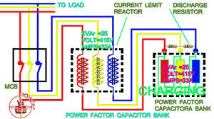Power Factor Capacitor Bank Connection Diagram How To