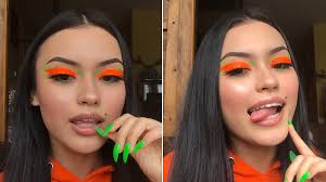 this viral neon makeup is being