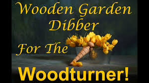 turned wooden dibber you