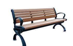 Commercial Recycled Plastic Park Bench