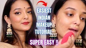 easy traditional indian makeup look